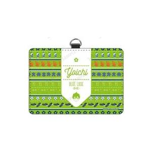 中古財布・パスケース 潔世一 ar-Unity モチーフ柄 ネックストラップ付き2ポケットパスケース...