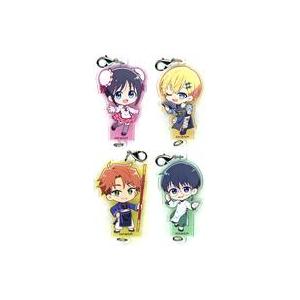 中古キーホルダー 全4種セット 「花は咲く、修羅の如く アニメガ×ソフマップ 先行販売フェア トレー...