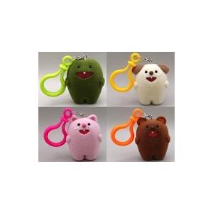 中古キーホルダー 全4種セット 「ぽちっぱ(R) フィギュアマスコット BOX版」