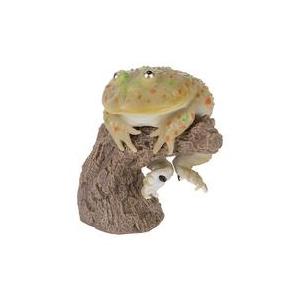 中古トレーディングフィギュア バジェットガエル(ダークグリーン) 「いきもの大図鑑 指まきコレクショ...