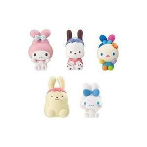 中古トレーディングフィギュア 全5種セット 「サンリオキャラクターズ なりきりうさぎさんフィギュア」