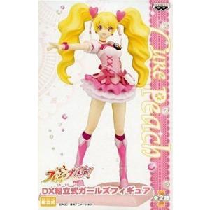 中古フィギュア キュアピーチ A(右手前)「フレッシュプリキュア!」DX組立式ガールズフィギュア