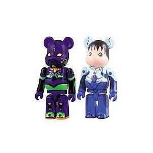 中古フィギュア BE＠RBRICK EVA初号機(ナイトカラー版)＆碇シンジ 「ヱヴァンゲリヲン新劇...