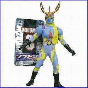 東映レトロソフビコレクション メディコムトイ イナズマンF(新色) : 御