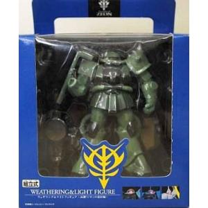 中古フィギュア MS-06F 量産型ザクII  機動戦士ガンダム ウェザリング＆ライトフィギュア