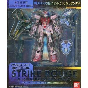 中古フィギュア MS IN ACTION!! ストライク・ルージュ＆ランチャー 「機動戦士ガンダムS...