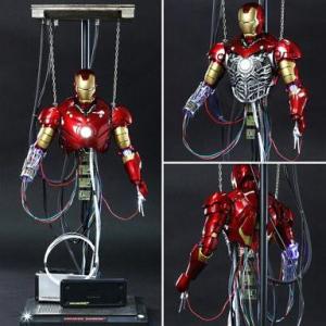 中古フィギュア アイアンマン・マーク3(チューンアップ版) 「アイアンマン」 ムービー・マスターピース 1/6 ジオラマ