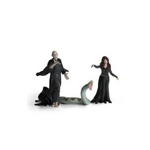 中古フィギュア ヴォルデモート卿、ナギニとベラトリック・レストレンジ  「Schleich-シュライ...