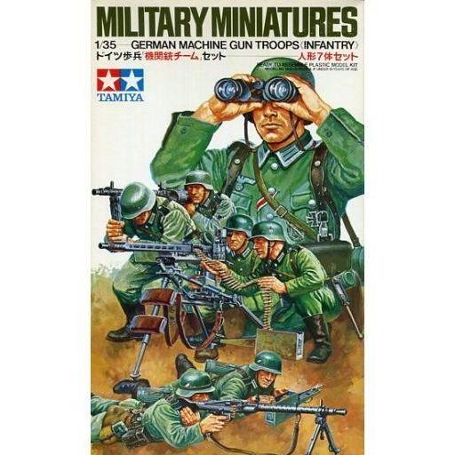 中古プラモデル 1/35 ドイツ歩兵 機関銃チームセット 「ミリタリーミニチュアシリーズ No.38...