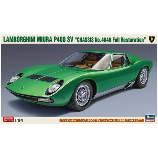 中古プラモデル 1/24 ランボルギーニ ミウラ P400 SV `シャシーNo.4846 フルレス...