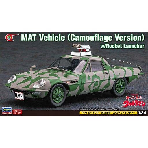 中古プラモデル 1/24 マット ビハイクル `迷彩塗装` w/ロケットランチャー 「帰ってきたウル...