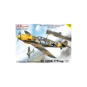 中古プラモデル 1/72 Bf109E-7/Trop ”クロアチアンイーグルズ” [AZM7848]