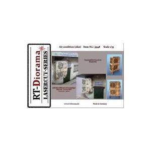 中古プラモデル 1/35 エアコン室外機 (2ファンタイプ) [RTD35548]