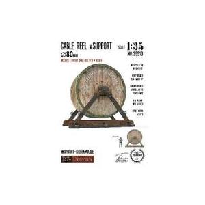 中古プラモデル 1/35 ケーブルリール w/サポート (φ80mm) [RTD35510]
