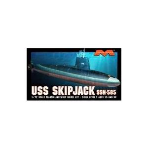 新品プラモデル 1/72 アメリカ海軍 原子力潜水艦 USS スキップジャック [MOE1400]