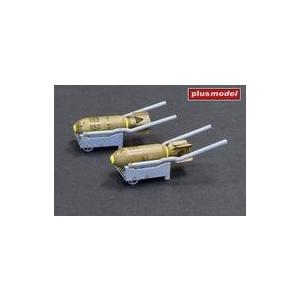 中古プラモデル 1/32 Mk.I 手押し爆弾カート ＆ 250ポンド爆弾 (2個入り) [PLMA...