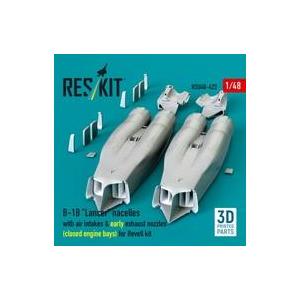 中古プラモデル 1/48 B-1B ランサー エンジンナセル (初期アフターバーナー、閉状態点検パネ...
