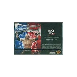 中古カレンダー SMACK DOWN VS RAW 2007年度卓上カレンダー