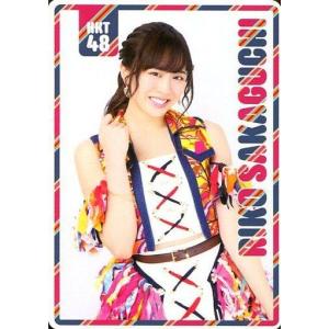 中古カレンダー 坂口理子(HKT48) 2016年4月〜2016年9月ポケットスクールカレンダー 「CD 74億分の1の君へ」 初回プレ