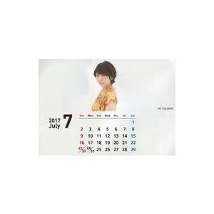 中古カレンダー 豊崎愛生 2017年7月卓上カレンダーシート ゲーマーズ ミュージックレイン声優アーティストフェア特典