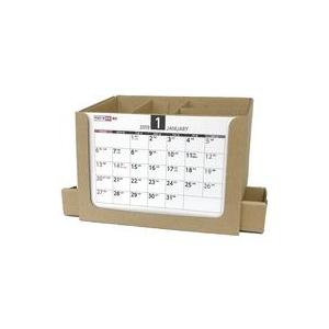 中古カレンダー マルチ収納BOXスケジュール 2019年度卓上 カレンダー