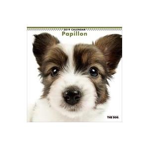 中古カレンダー THE DOG パピヨン 2019年度カレンダー