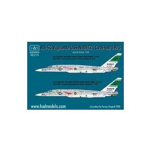 中古塗料・工具 1/48 RA-5C ヴィジランティ RVAH-9 USS ニミッツ 1975 デカ...