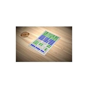 中古塗料・工具 1/35 ジオラマ素材 通り名標識デカールセットC 英語 [MH35125]