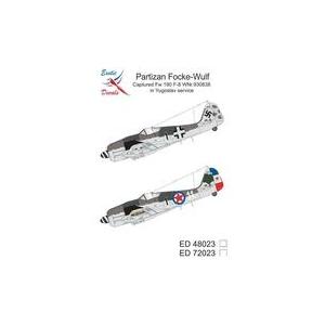 中古塗料・工具 1/48 パルチザンのフォッケウルフ：ユーゴスラビア空軍鹵獲機 Fw 190F-8 ...