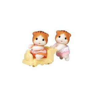 新品おもちゃ メイプルネコのふたごちゃん 「シルバニアファミリー」