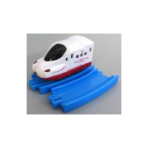中古おもちゃ 西九州新幹線かもめ(後尾車)+曲線レール2本 「カプセルプラレール 人気者新幹線大集合編」
