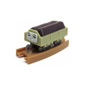 中古おもちゃ 顔付貨車A+曲線レール 「カプセルプラレール きかんしゃトーマス がんばる! はたらくきかんしゃたち編」
