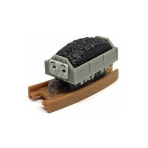 中古おもちゃ 顔付貨車B+曲線レール 「カプセルプラレール きかんしゃトーマス がんばる! はたらくきかんしゃたち編」
