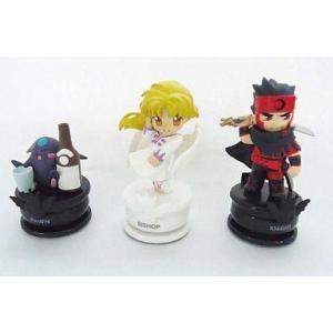 中古小物(キャラクター) 琥珀＆黒鋼＆黒モコナ チェスピース3体セット 「CLAMPノキセキ VOL...