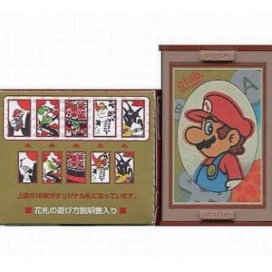 中古小物(キャラクター) スーパーマリオブラザーズ クラブニンテンドー花札(赤) クラブニンテンドー...