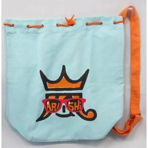 中古バッグ(男性) 嵐 ショッピングバッグ(ブルー) 「アラフェス’13」