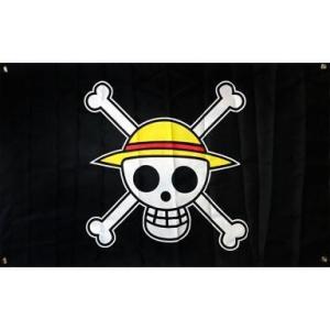 ONE PIECE 海賊旗のれん ルフィ海賊旗 ワンピース : らしんばん通販