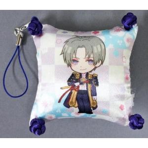 中古ストラップ(キャラクター) 22.へし切長谷部 座布団風ストラップ 「刀剣乱舞-ONLINE- 当りくじ」