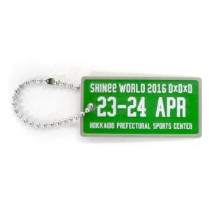 中古キーホルダー・マスコット(男性) SHINee 会場別メモリアルプレートチャーム(23-24 APR) 「SHINee WOR