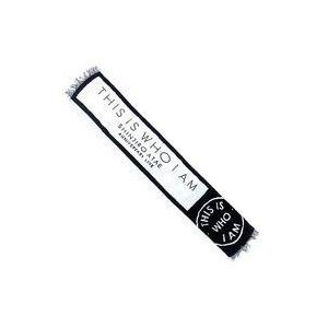 中古タオル・手ぬぐい(男性) 與真司郎 FRINGE TOWEL(マフラータオル) 「SHINJIR