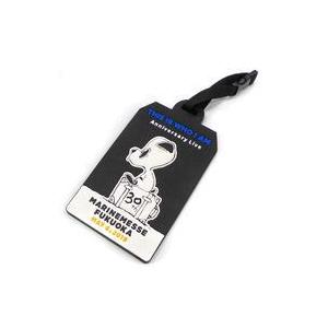 中古マーカー・タグ 與真司郎 ラゲッジタグ(ブラック) 「SHINJIRO ATAE Anniver