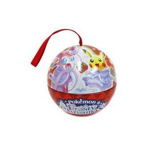 中古小物(キャラクター) Pokemon Frosty Christmas(赤) オーナメント缶チョ...