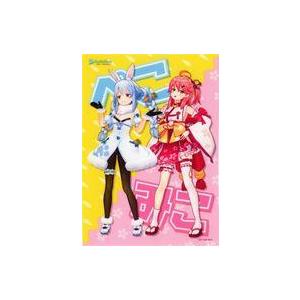 中古ポスター A5布ポスター さくらみこ＆兎田ぺこら 「CD バーチャルYouTuber ホロラ