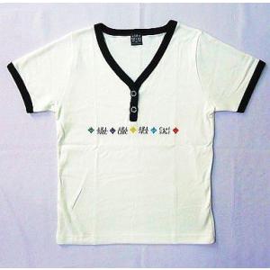 中古Tシャツ(男性アイドル) 嵐 Tシャツ ホワイト×ブラック 「嵐 SUMMER TOUR 2