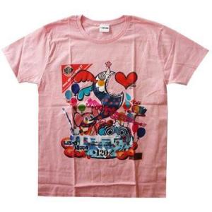 中古Tシャツ(キャラクター) [単品] 劇団イヌカレー描き下ろしTシャツ(ピンク/Lサイズ)「魔法少女まどか☆マギカ/C80 魔法少女まど｜suruga-ya