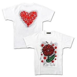 中古Tシャツ(男性アイドル) 草間彌生×大野智(嵐)デザイン チャリTシャツ ホワイト Sサイズ 「24時間テレビ36 (