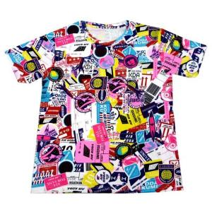 中古Tシャツ(女性アイドル) 倖田來未 UNIVERSE Tシャツ ピンク×ブルー メンズ