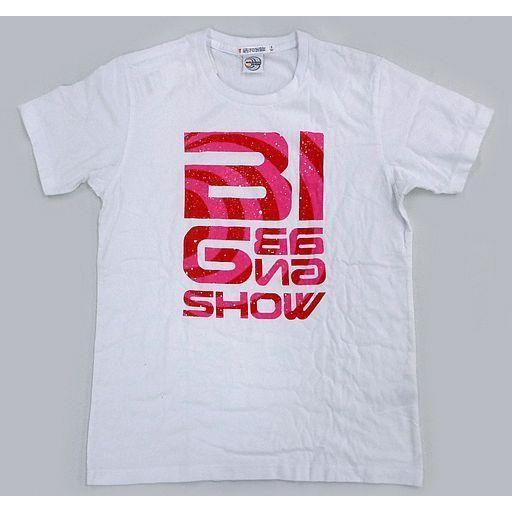 中古Tシャツ(男性アイドル) BIGBANG SHOW グラフィックTシャツ ホワイト(ピンクロゴ)
