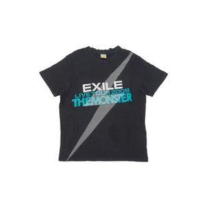 中古Tシャツ(男性アイドル) EXILE イナズマサンダーTシャツ ブラック×グリーン XSサ