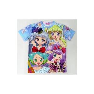 中古Tシャツ(キャラクター) パーティ柄 フルグラフィックTシャツ ホワイト Mサイズ 「アイドルタ...